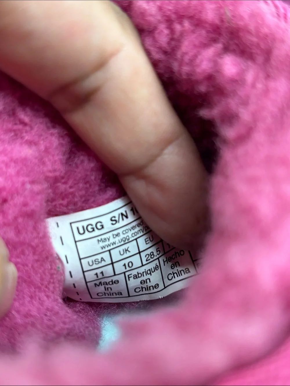 UGG pink kids